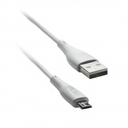 Cablu CENTO C101 FAST MicroUSB-USB Alb
